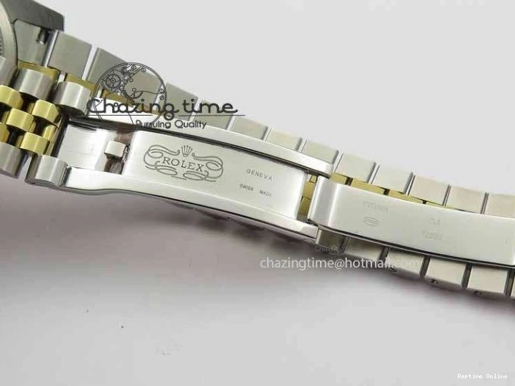 0410 DateJust 116234 SS YG BP Best Edition Gray Dial Diam Markers On SS YG Bracelet SA ZipUp 3745
